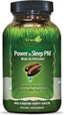 Irwin Naturals Power to Sleep PM - 60 נוזל Soft-Gels - עם מלטונין, GABA, Ashwagandha, ולריאן Root & L-theanine - 30 משרתים