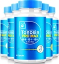NutraRize (5 Pack) Tonosin Pro Max קפסולות, פורמולה בריאות האוזן הרשמית, All-Natural תוסף לקידום בריאות האוזן הפנימית, Premium Hearing Support, TonosinProMax Reviews (300 קפסולות)