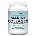 AMANDEAN Marine Collagen Peptides אבקת 500g Wild-Caught hydrolyzed Fish Collagen תוסף. סוג 1 ו 3 חלבון קולג'ן 18 Amino Acids לעור, שיער, ציפורניים.