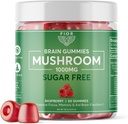 באופן טבעי סוכר חינם Mushroom Gummy Total Mushroom תוסף, 60 Count, Multi Mushroom Complex, Lions Mane, Chaga, Cordyceps, Reishi, טורקיה Tail, Maitake, Shitake, המלך טראמפט