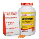 זמן-CAP LABS, INC. זמן קבוע כוח Aspirin 325 מ"ג - 1000 Enteric Coated Tablets - Pain Reliever for Minor Aches and Pains, Fever hydror - Made in USA