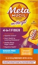 Metamucil סיבים 4in-1 Psyllium סיבים תוספת אבקת סוכר ללא תשלום יחיד המשרת Packets Orange Flavored לשתות 2 Boxes של 30 Packets (OLD)