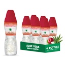 מיץ Aloe vera (Apple Tasteed) עם נתחים גדולים יותר של aloe pulp (6 Packs) מיץ צמחי גדול עבור hydration וכולל גדול aloe pulp. זה בריא למבוגרים ולילדים