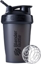 בלנדר בוטל קלאסי Shaker בקבוק מושלם לשקיות חלבונים ו-Pre Workout, 20Ounce, Black Black Black