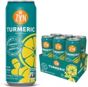 ZYN Turmeric Wellness Drink (6 Pack), לימון ג'ינג'ר פלמרן משקה עם Black Pepper, No added Sugar, Low Carb & Low Calorie Drink, ניקוי אלטרנטיבי