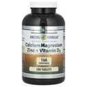 פורמולה מדהימה Calcium Magnesium Zinc + ויטמין D3 | 500 טבליות | Non-GMO | Gluten-Free | Made in USA
