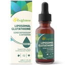 Liposomal Glutathione 1500 MG, מעלה Absorption, תוסף Glutathione נוזלי, Powerful Antioxidant, Liver Detox, Immune Enhancer, Soy-Free, non-GMO, Vegan & Gluten Free, 2.02 fl.oz