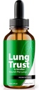 NutraRize Lung Trust Drops, Herbal Liquid Drop, A Nutritional Supplement You Can Trust, All Natural Formula for Breathing and Lung Health, ניקוי ודוקס, ביקורות (30 משרתים)