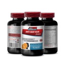 אבקת תמצית שורש Nettle - Anti Gray Hair - Anti אפור שיער סרום, Folic Acid, biotin, Pantothenic Acid, Catalase, סוס תמצית, Saw Palmetto, PABA, L-Tyrosine, Nettle Root Extract - 1B 60 Capalase, Horse Tail לחלץ, Saw Palmetto, PABA, L-Tyrosine, Nettle Root Extract - 1B 60