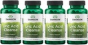 Swanson Uric Acid ניקויse - תוספת טבעית לקידום התמיכה של Kidney - תכונות שילוב Powerful של 7 Herbs - (60 Veggie קפסולות) 4 Pack