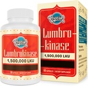 Lumbrokinase 200 מ"ג (Max Activity 1,500,000 LKU) - תוסף Lumbrokinase Enzymes, יעיל יותר מאשר Nattokinase - 90 קפסולות