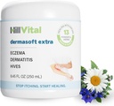HillVital Eczema Cream for Kids - hydroting Moisturizer for Adults, Herbal Baby Eczema Relief, Itch Relief Hives Treatment, Anti Itch Lotion and Seborrheic Dermatitis Balm 8.5 ozozazma