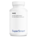סופר חכם - תוסף NAG 1500 מ"ג ליום (N-Acetyl Glucosamine) - High Absorption Glucosamine Sulfate | Non-GMO & Gluten Free - 90 קפסולות צמחוניות