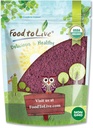 מזון לחיות אורגני Black Elderberry אבקת Juice, 4 פאונדים - non-GMO, Made from Raw Dried Berries, Unsulfured, טבעוני, Bulk, Great for Baking, Smoothes, Yogurts, No Sulphites, מכיל Maltodextrin