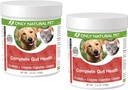 רק Natural Pet Complete Gut Health Complex - Probiotics & Digestive Enzyme תוסף לכלבים וחתולים - מקדם בריאות עיכול, מערכת החיסון, Absorption -3.5oz אבקת (Pack of 2)