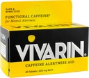 Vivarin Caffeine alertness Aid, Tablet 40 ea (Pack of 2)
