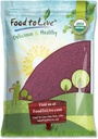 מזון לחיות אורגני Black Elderberry אבקת Juice, 8 פאונדים - non-GMO, Made from Raw Dried Berries, Unsulfured, טבעוני, Bulk, Great for Baking, Smoothes, Yogurts, No Sulphites, מכיל Maltodextrin