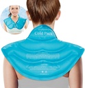חבילת קרח לצוואר להקלה, Resuable G Shoulder Cooling Wrap for Upper Back, Cold Compress Physical Therapy for Cervical Injuries, Men Women Gift