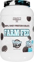Axe & Sledge Farm פד 100% חלבון Whey חלבון Isolate | 25g חלבון | Low Carb, Low Sugar, Gluten Free | אבקת חלבון לגברים ונשים | Keto | מיוצר בארה"ב | 28 משרתים, עוגיות ו Cream
