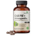 Futurebiotics Chill Pill + Ashwagandha, Rhodiola, St. John's Wort, & L-theanine - Non-GMO, 120 טבליות צמחוניות