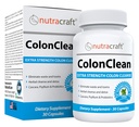 Nutracraft VoiceClean #1 קולון Detox ו- Constipation הקלה | Senna, Cascara Sagrada, Psyllium, MCT, Aloe ו Probiotics | 30 קפסולות