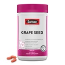 Swisse Grape Seed Extracts Antioxidant Herbal תוסף | Grapeseed Polyphenols תוסף + Antioxidant ויטמין C | קידום בריאות העור & Collagen | 300 טבליות