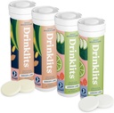 שתי ליטר ג'ינג'ר-למיס ולימון-Lime Electrolyte Tablets (4) Tube Bundle | Daily hydrotion Combo Pack