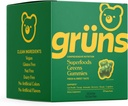 Gruns Super Greens Gummy Bears - אורגני Spirulina ו Chlorella, Prebiotics for Digestive Health, 20+ ויטמינים ומינרלים - 30 sachets - 240 חניכיים