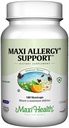 Maxi Health אלרגיה לתמיכה בוויטמין C עם MSM Sinus & Nasal Health, 180 הרוזן