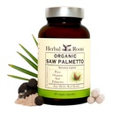 Herbal Roots אורגני Saw Palmetto קפסולות | 1,000 מ"ג לכל משרת | 60 קפסולות אורגניות