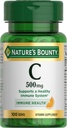 Nature's Bounty ויטמין C Tablet, תוסף ויטמין, תומך במערכת חיסונית בריאה, 500 מ"ג, 100 Count