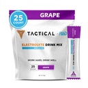 Fluid Tactical - Zero Sugar, Keto Electrolyte אבקת, hydrotion Packets, Made בארה"ב (Grape, 25 Count)