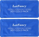 חבילת קרח עבור פציעות, חבילה של 2, FSA HSA Eligible, Reusable Hot Pack for Therapy, Cooling or Heating Pad for First Aid, Back Shoulder Neck Head Pain Relief, 11 x 5 Inches