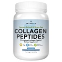AMANDEAN Collagen Peptides אבקת (17.6oz). תוספת חלבון של Grass-Fed hydrolyzed. מקדם זוגות בריאים, עור, שיער, ריחות. לא משועבד וקל לתערובת.