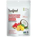 Sunfood Superfood hydrotion Renew קוקוס אבקת מים, אבקת אלקטרוליטים עם לימון, מלח ים ומינרלים, משקה אלקטרוליט אורגני לערבב - 8 oz Bag