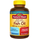 הטבע עשה Burp-Less Fish שמן 1200 מ"ג אחד ליום, 120 Softgels, שמן דגים אומגה 3 תוספת לבריאות הלב