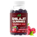 Shilajit 10,000mg Gummies for Men & Women - Maximum Strength Pure Himalayan Shilajit, Gluten-Free, Non-GMO, 100% Vegetarian - Natural Raspberry Flavor - 60 Count