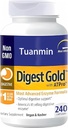 Digest + ATPro Enzyme תוסף - פורמולה כוח מקסימלית לבריאות העיכול - תמיכה העיכול של מטרות גדולות, עוזר להפחית את Bloating & Gas, 240 קפסולות