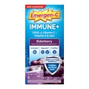 מתפתח-C Immune+ Triple Action Immune Supportאבקת, BetaVia (R), 1000 מ"ג ויטמין C, ויטמין B, ויטמין D ואנטיoxidants, Elderberry, Back to School Essentials 18 Count