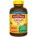 הטבע עשה Calcium Magnesium Zinc עם ויטמין D3, תוספת תזונתית לתמיכה העצם, 300 טבליות