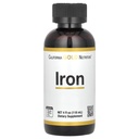 California Gold Nutrition Iron, as Ferrous Bisglycinate Chelate and Yellow Dock Root, 4 fl oz Meadow)