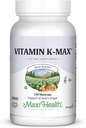 Maxi-Health Maxi ויטמין K-MAX, 120 הרוזן