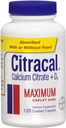 Citracalmax Plus D3 Calcium Citrate, 120 Count (Pack of 2)