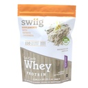 swiig Lo-Carb Whey אבקת חלבון, מדגסקר וניל, Isolate, No Artificial Flavors, Colors or Sweeteners, No Fillers, 2.2 פאונד באג