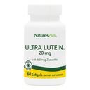 NaturesPlus Ultra Lutein 20 מ"ג - 60 Softgels - תמיכה תזונתית לתפקוד עיניים בריא - 60 משרתים