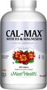 Calcium 1000 מ"ג עם ויטמין D3 (400 IU) ומגנזיום (750 מ"ג) - תוספת תזונתית עבור העצם, שיניים, תמיכה משותפת - עבור גברים ונשים - 360 טבליות