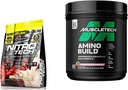 שריר טק Nitro-Tech אבקת חלבון Isolate & Peptides | חלבון + Creatine עבור שריר מקבל & BCAA Amino Acids + אלקטרוליטי אבקת Amino לבנות 7g של BCAAs + אלקטרוליטי תמיכה אלקטרוליטים תמיכה אלקטרוליטית