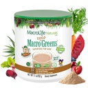 MacroLife Naturals MacroCoco Greens שוקולד אבקת מזון לילדים Raw פירות Veggies Probiotics & Digestive Enzymes, Immunity Energy, non-GMO, טבעוני, Gluten, חלב חינם - 7oz (32 משרתים)