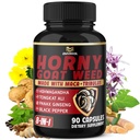 BMVINVOL Hory Goat Weed כמוסות עם Maca, גינזנג, Tribulus Terrestris, Ashwagandha, Black Pepper - 90 Count for 3 חודשים אספקה