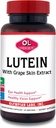 אולימפיה מעבדות Lutein 20 מ"ג, 60 קפסולות פורמולה עם פלורהGLO ו- Grape Skin Extract, תמיכה חזון בריא ותפקוד עין